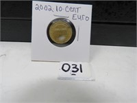 2002  Ten Cent Euro  F
