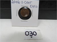 2002 ONE Cent Euro F