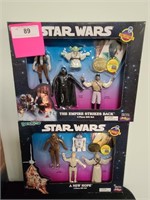 2 NIB STAR WARS BEND-EMS GIFT SETS