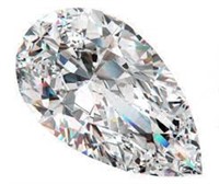 Pear Cut 3.46 Carat VS2 Lab Diamond