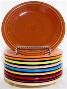 10 Fiesta Lunch Plates 7.5"