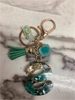 Letter S keychain