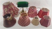 Collection of Lamps, Shades, & Parts