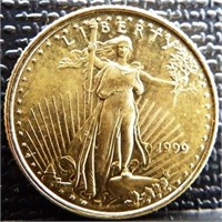1999 American Eagle 1/10 oz. $5 Gold Coin