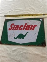 12 inch Sinclair metal sign