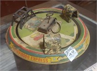 Vintage Metal Toy Honeymoon Express