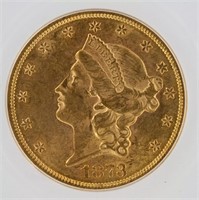 1873 Double Eagle ICG MS61$20 Liberty Open 3