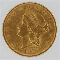 1873-S Double Eagle ICG MS60 $20 Liberty Open 3