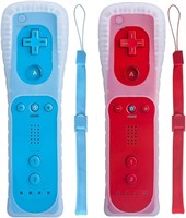 NEW $44 2PK Nintendo Wii Controllers PINK&DRK BLUE