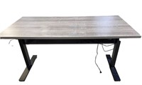 Wooden Electric Height Adjustable Desk (pre-owned