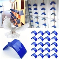 1psc, Blue Plastic Pigeon Rest Stand, Durable