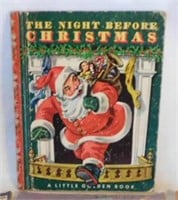1949 Golden Book The Night Before Christmas -