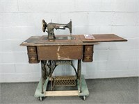 Singer Antique Sewing Machine & Cabinet Extra Belt