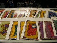 20 COUNTRY 5.5" x 8" FABRIC SWATCHES-FLAGS