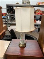 Vintage Flower Glass Lamp