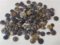 Over 100 Military Buttons