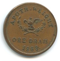 Civil War Merchant Token: New York, N.Y. - John