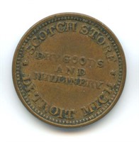 Civil War Merchant Token: Detroit, Mich. - Scotch