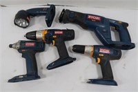 RYOBI Hand Tools-drills,impact driver,recip. saw&