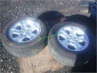 Set of 2 Chrome Chevy Wheels 18" *BID X 2*