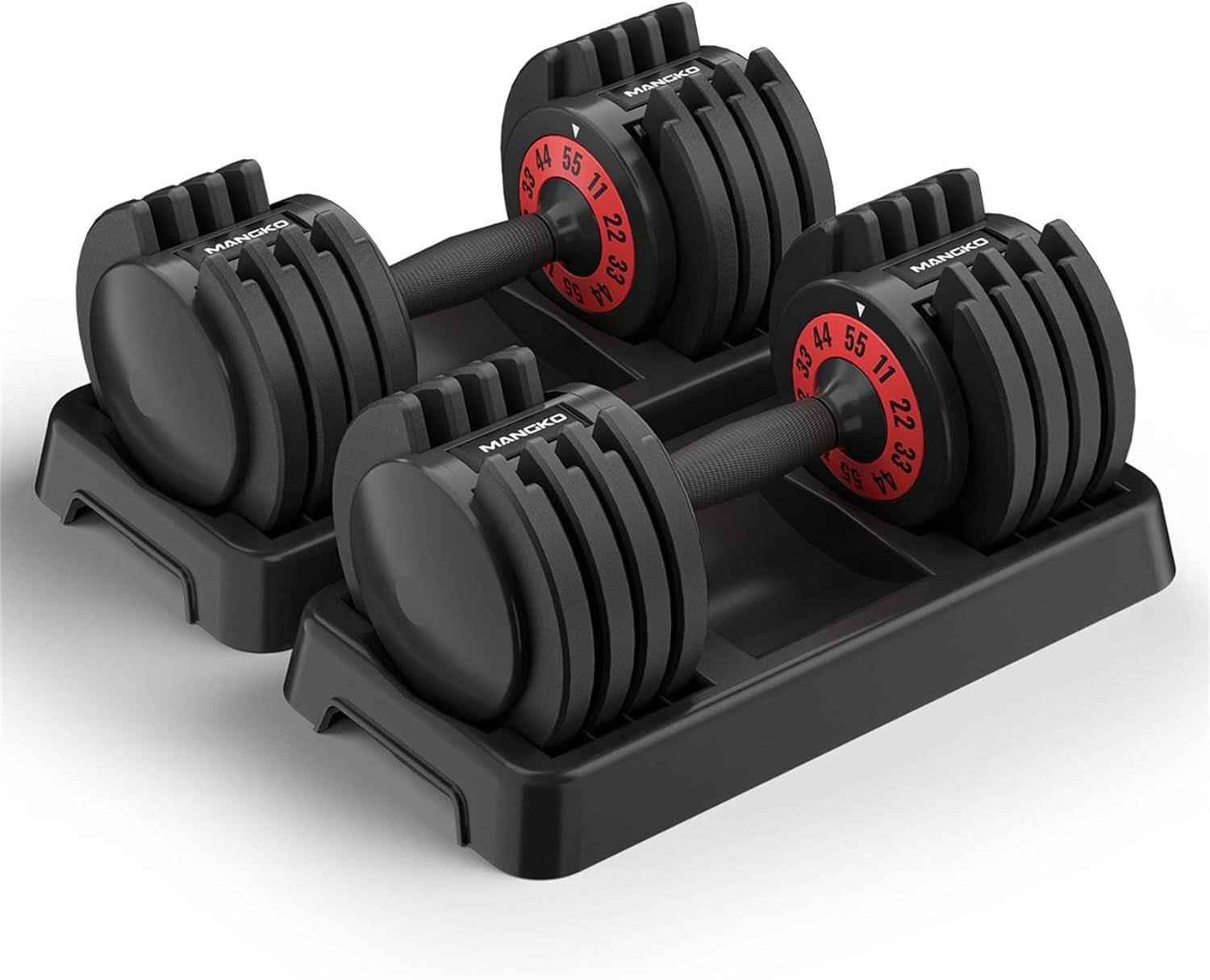 Adjustable Dumbbell 25/55LB 2 Dumbbells