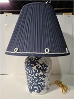 S8gned Elite 1993 pottery lamp with shade
