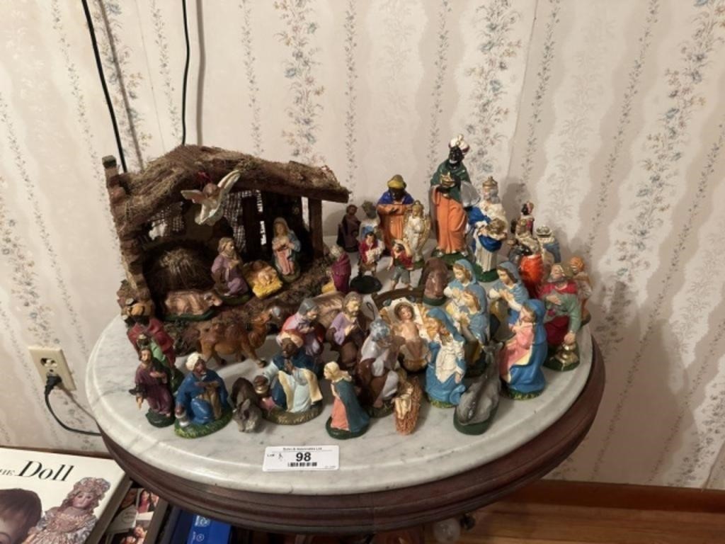 Vintage Nativity Set