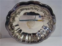 Silver Plated Bowl Engraved with Ford 300-Stock