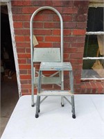 2 Metal Step Stools