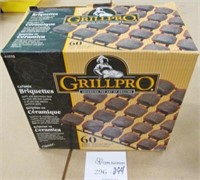 New Box GrillPro Ceramic Briquettes 60/Box