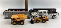 Die-cast race car hauler trucks, 93 motor