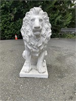 cowardly Lion yard art
