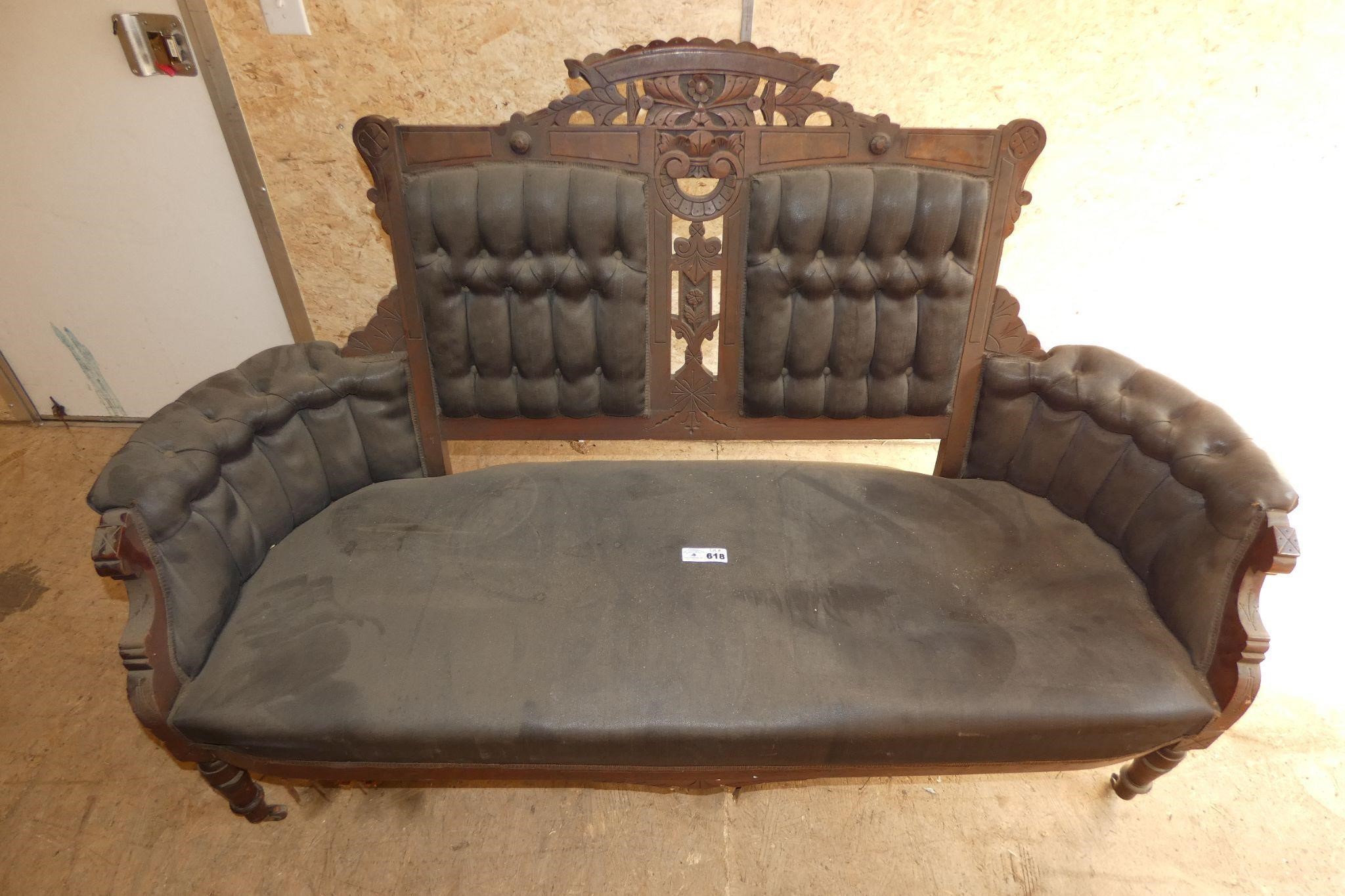 Victorian Settee - As Is