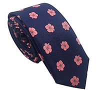 Mens Dress Skinny Tie 6cm / 2.4'' Woven Silk