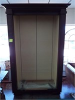 Display cabinet, very heavy, wood tri