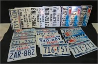LARGE COLLECTION OF TEXAS LICENSE PLATES