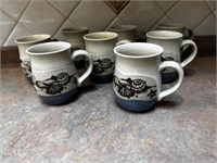 Set of 8 Coffee Mugs