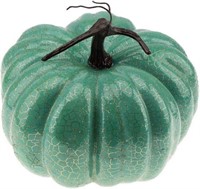 10.3 inch Fake Green Cracked Large Pumpkin