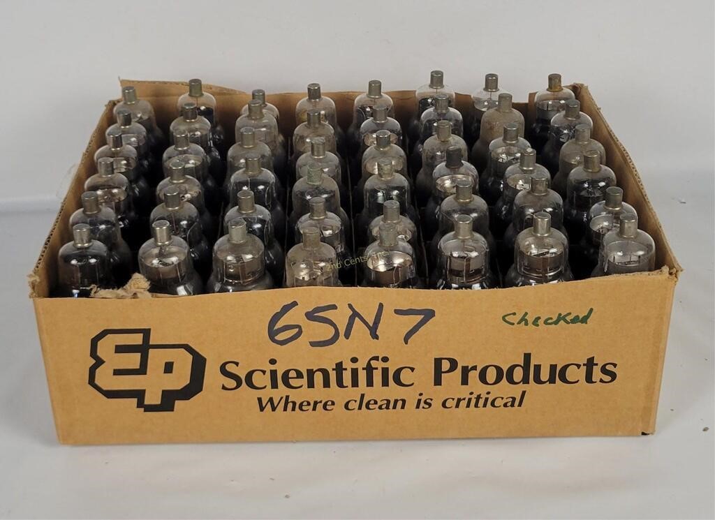 Box Of 6d6 Vacuum Tubes