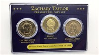 Zackary Taylor Presidential Dollar Coin Set