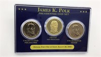 James K. Polk Presidential Dollar Coin Set