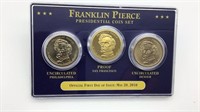 Franklin Pierce Presidential Dollar Coin Set