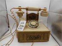 vintage rotary dial telephone, etc