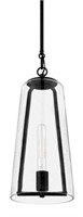 Desmond 60-watt 1-light Black Pendant