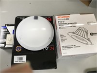 Surface mount led recessed light kit timer
