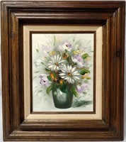 Still Life Flowers In Vase Oil on Canvas