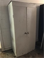 Metal Storage Cabinet and Contents