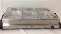Oster buffet serving set with 3 warmers