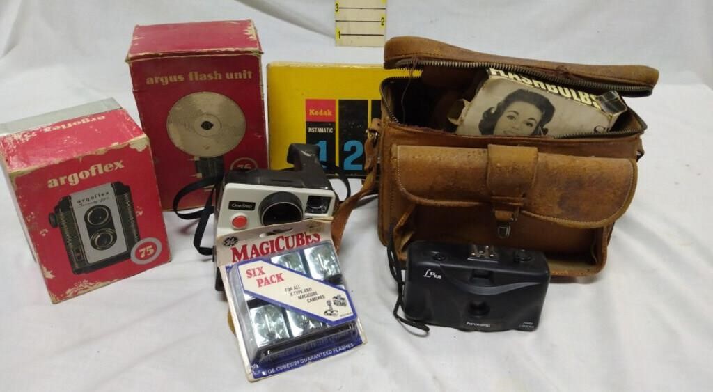 Vintage Cameras w/ Accessories