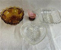 Lot of Glass Ware Dishes